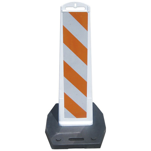 Double-Sided Vertical Barricade Panel (White)
