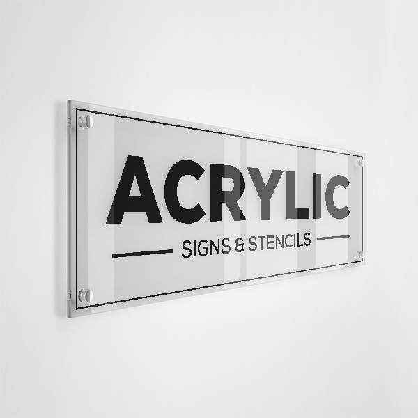 Custom Acrylic Signs & Lettering (stencils)