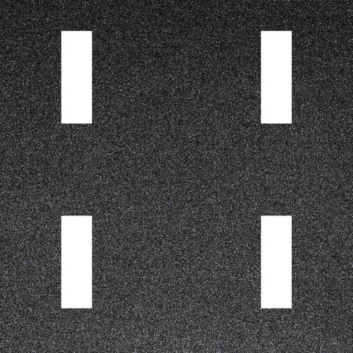 4 Dash Stencil for industrial warehouses