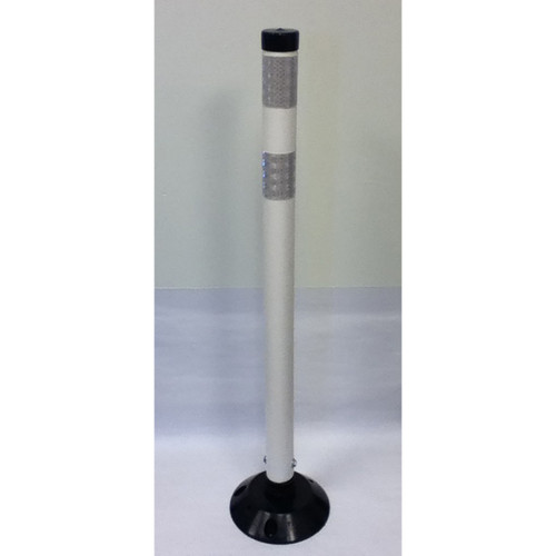 Round Top Delineator Post With Base Included