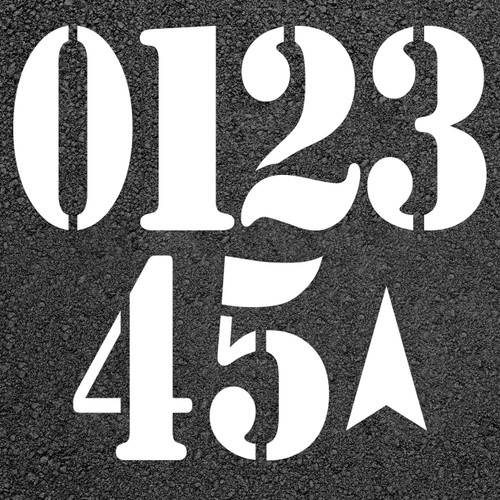 Football Field Numbering Stencil Kit