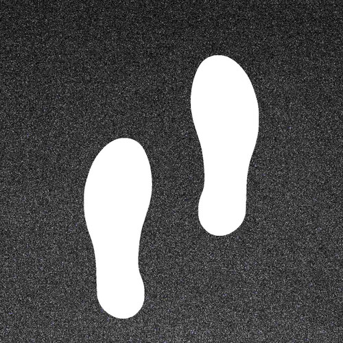 Footprint Stencil for industrial warehouse use