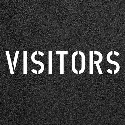 VISITORS Character Stencil