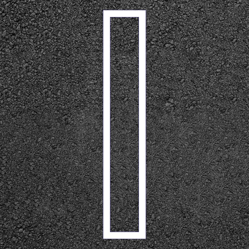 Intersection Crosswalk Stop Bar Stencil